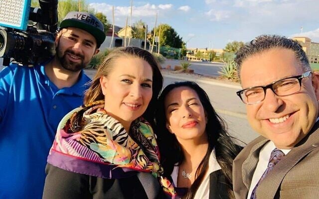 ICAN Nevada Chairwoman Sigal Chattah with Armenian American ally Lenna Hovanessian in Nevada supporting Holocaust and Genocide education legislation. (Courtesy: Israeli-American Civic Action Network)