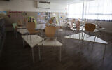 Illustrative: A Tel Aviv classroom. (AP Photo/Sebastian Scheiner)