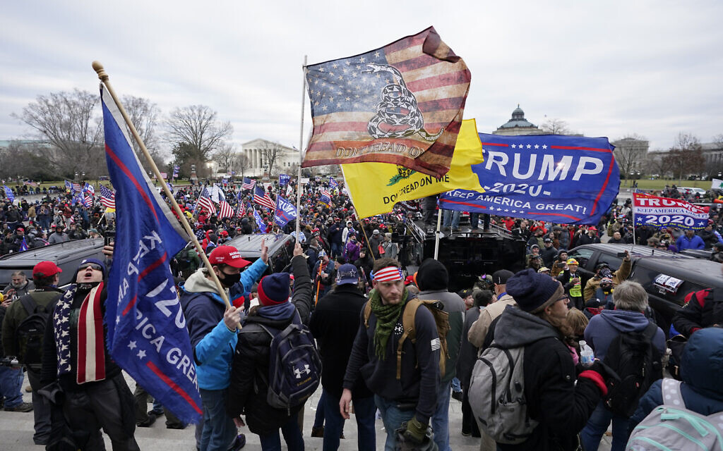 Insurrectionists loyal to then-president Donald Trump swarm the Capitol, January 6, 2021, in Washington. (AP Photo/Manuel Balce Ceneta) Insurrectionists loyal to then-president Donald Trump swarm the Capitol, January 6, 2021, in Washington. (AP Photo/Manuel Balce Ceneta)
