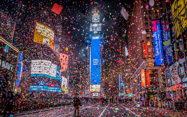Confetti flies after the Times Square New Year's Eve Ball drops in a nearly empty Times Square due to COVID-19 lockdown, early Friday, January 1, 2021.(AP/Craig Ruttle) Confetti flies after the Times Square New Year's Eve Ball drops in a nearly empty Times Square due to COVID-19 lockdown, early Friday, January 1, 2021.(AP/Craig Ruttle)