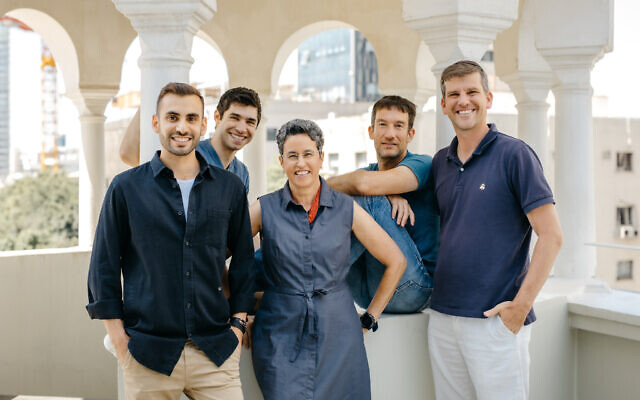 Aleph VC founders from right: Michael Eisenberg, Eden Shochat, Yael Elad, Aaron Rosenson and Tomer Diari. (Aleph VC) Aleph VC founders from right: Michael Eisenberg, Eden Shochat, Yael Elad, Aaron Rosenson and Tomer Diari. (Aleph VC)