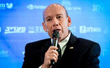 State Comptroller Matanyahu Englman at a conference in Herzliya, December 7, 2021. (Avshalom Sassoni/Flash90)