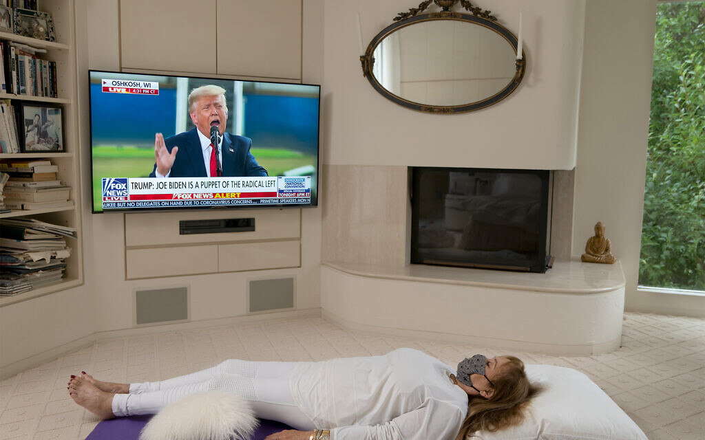 'Mom after yoga,' 2020. (Gillian Laub)