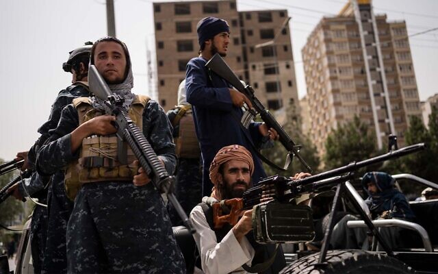 Taliban fighters in Kabul, Afghanistan, September 11, 2021. (AP Photo/Bernat Armangue)