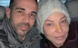 Israeli Maya Reiten and her brother after her release from prison in Belarus, December 30, 2021 (courtesy)