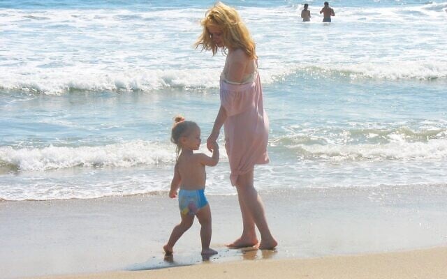 Adrienne Shelly and her daughter Sophie Ostroy in a still from the new HBO documentary 'Adrienne.' (Courtesy Warner Media/ HBO)