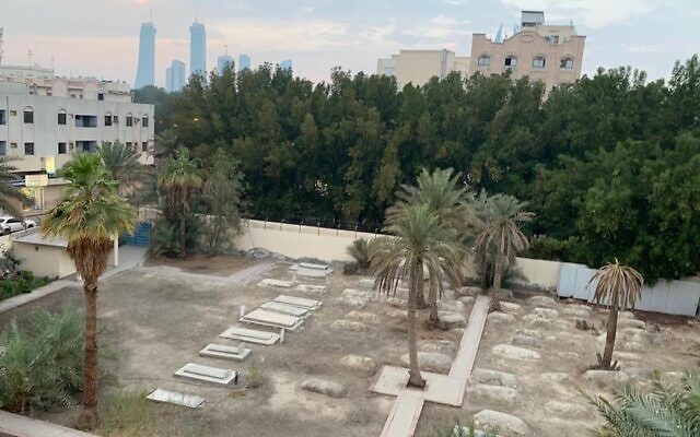 A view of the Jewish cemetery in Manama, Bahrain. (Courtesy of Association of Gulf Jewish Communities via JTA) A view of the Jewish cemetery in Manama, Bahrain. (Courtesy of Association of Gulf Jewish Communities via JTA)