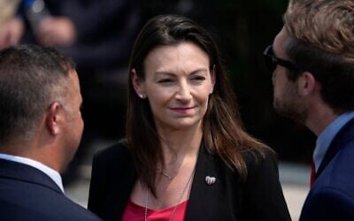 Nikki Fried, Florida's agriculture commissioner, is running as a Democrat in the 2022 Florida gubernatorial race. (Drew Angerer/Getty Images via JTA)