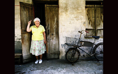 Sandra Jaffe outside Preservation Hall, the revered New Orleans jazz club she co-founded with her husband Allan. (Danny Clinch via JTA)