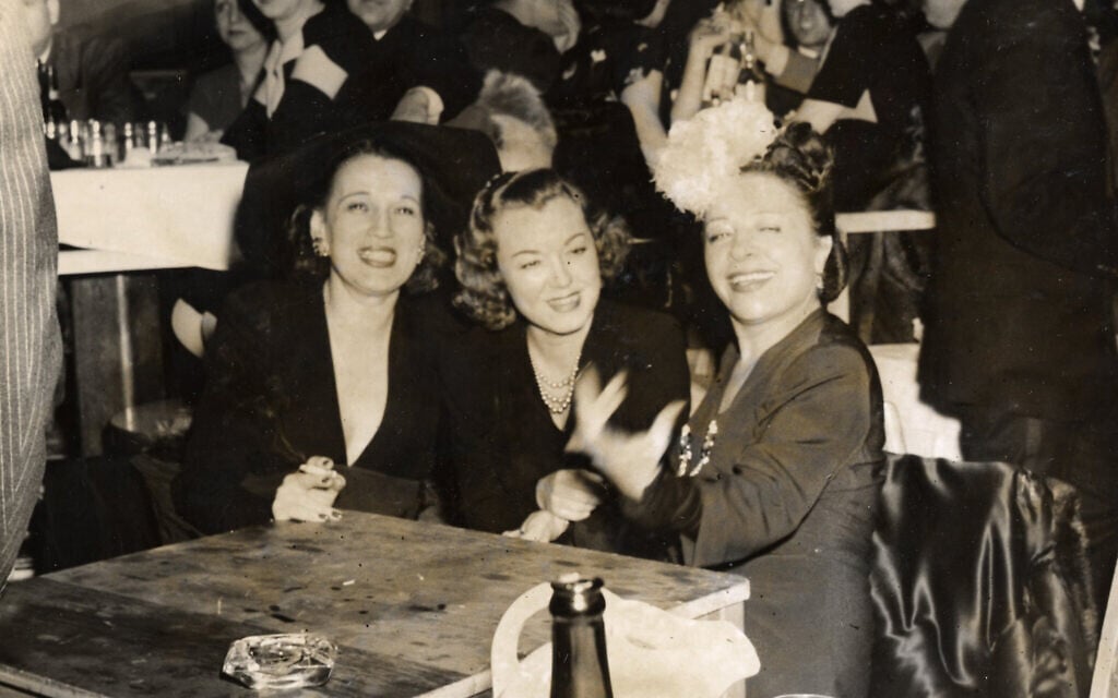 Polly Adler partying with two “working girls” in the 1930s. (Polly Adler Collection courtesy of Eleanor Vera)