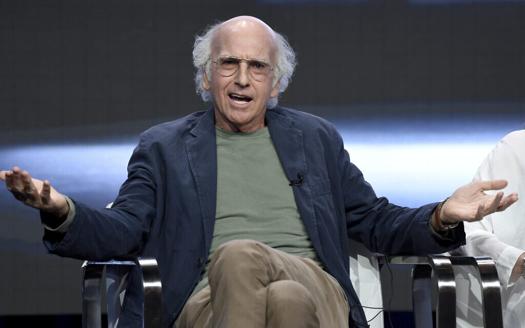 Larry David speaks in the 'Curb Your Enthusiasm' panel during the HBO Television Critics Association Summer Press Tour at the Beverly Hilton on July 26, 2017, in Beverly Hills, California. (Photo by Chris Pizzello/Invision/AP) Larry David speaks in the 'Curb Your Enthusiasm' panel during the HBO Television Critics Association Summer Press Tour at the Beverly Hilton on July 26, 2017, in Beverly Hills, California. (Photo by Chris Pizzello/Invision/AP)