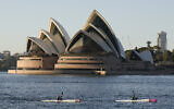 The Sydney Opera House on Sydney Harbour, Sept. 17, 2021. (Mark Baker/AP)
