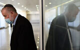 Attorney General Avichai Mandelblit attends a conference in Tel Aviv, June 29, 2021.(Tomer Neuberg/Flash90)