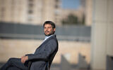Bezalel Smotrich, leader of the opposition Religious Zionism Party, outside the Knesset, on July 13, 2021. (Yonatan Sindel/Flash90)