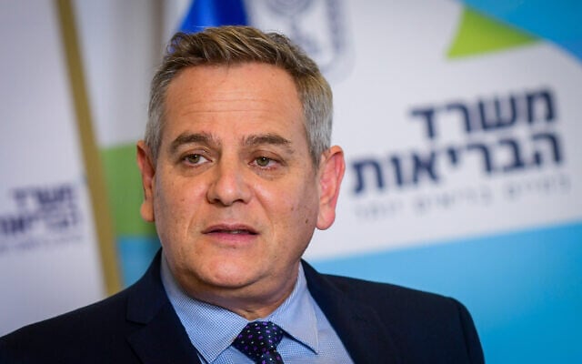 Health Minister Nitzan Horowitz speaks during a press conference about COVID-19, on December 30, 2021. (Avshalom Sassoni/Flash90) Health Minister Nitzan Horowitz speaks during a press conference about COVID-19, on December 30, 2021. (Avshalom Sassoni/Flash90)