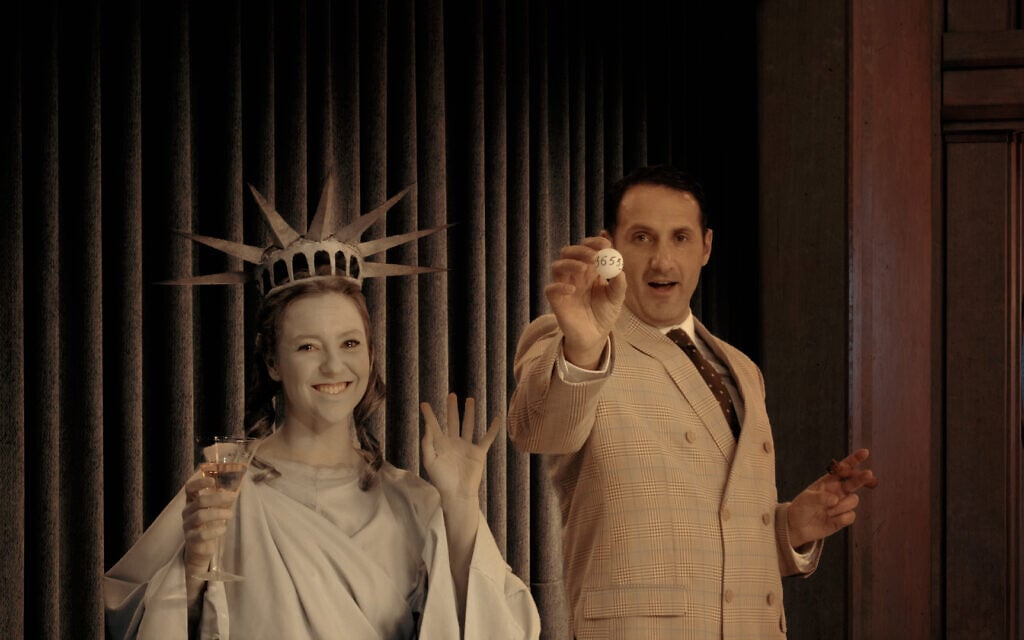 A scene from 'Witness,' a new online production by the Arlekin Players. (Courtesy)
