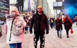 Israeli singer Itay Levi in New York for a series of performances, where he also had Friday night dinner with Mary J. Blige and LL Cool J (Courtesy Itay Levi Instagram)