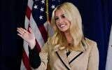 Ivanka Trump waves to supporters during a campaign event in Des Moines, Iowa, on November 2, 2020. (AP Photo/Charlie Neibergall, File)