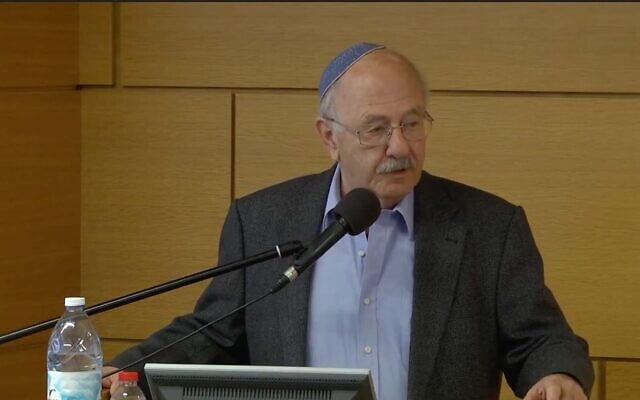 David Blumberg, head of Israel's National Library. (Screenshot/YouTube) David Blumberg, head of Israel's National Library. (Screenshot/YouTube)
