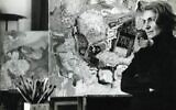 Artist Tova Berlinski was born in Oswiecim, and died in Jerusalem in 2022 at the age of 106 (Courtesy The Israel Museum)