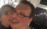Peter Newbon and his wife Rachel Hewitt.  (Twitter)