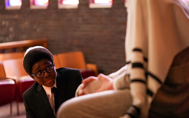 'The Wonder Years' protagonist Dean Williams, played by Elisha Williams, in a still from the 'Brad Mitzvah' episode. (ABC/Eliza Morse)