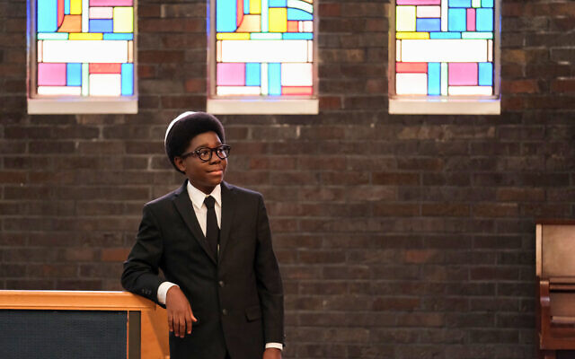 'The Wonder Years' protagonist Dean Williams, played by Elisha Williams, in a still from the 'Brad Mitzvah' episode. (ABC/Eliza Morse)