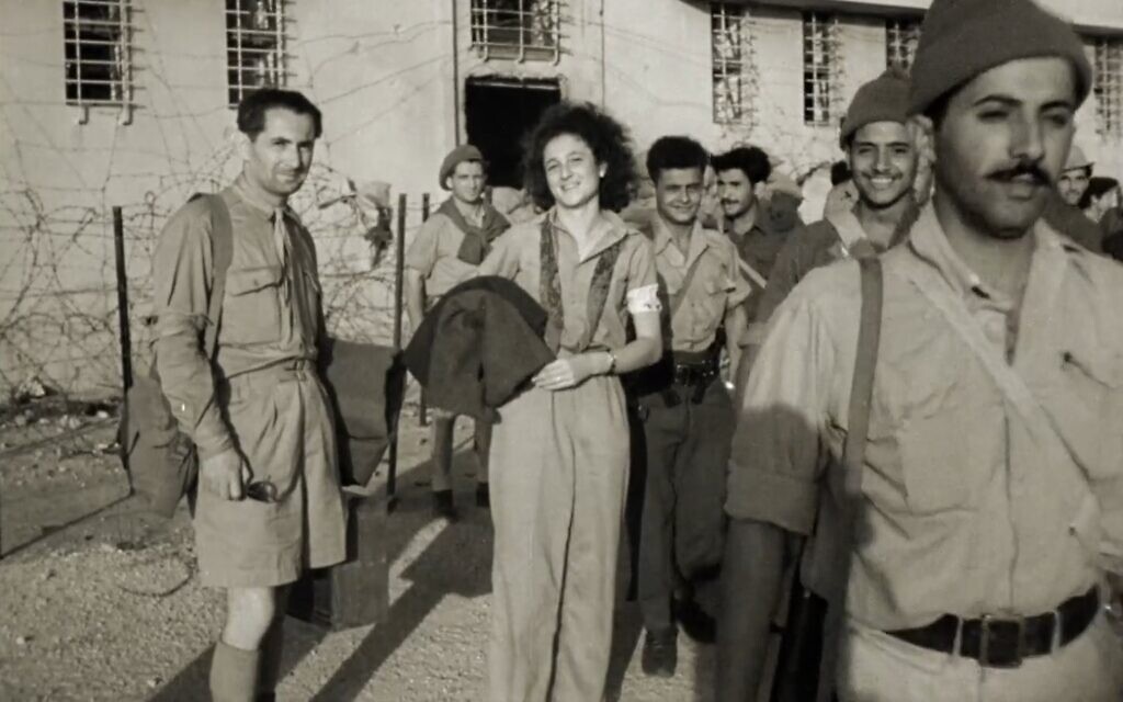 Footage of Israeli soldiers around the time of the 1948 War of Independence from the documentary film 'Tantura.' (Screenshot) Footage of Israeli soldiers around the time of the 1948 War of Independence from the documentary film 'Tantura.' (Screenshot)