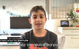 Alon Helfgott speaking from quarantine with Channel 12 news, January 30, 2022. (screenshot)