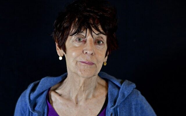 French visual artist Annette Messager poses for a portrait at the Tel Aviv Museum of Art in the coastal Israeli city, on February 23, 2022. (Ronaldo Schemidt/AFP) French visual artist Annette Messager poses for a portrait at the Tel Aviv Museum of Art in the coastal Israeli city, on February 23, 2022. (Ronaldo Schemidt/AFP)