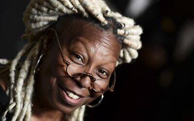 US actress Whoopi Goldberg in Verona, Italy on December 3, 2019. (MIGUEL MEDINA / AFP)