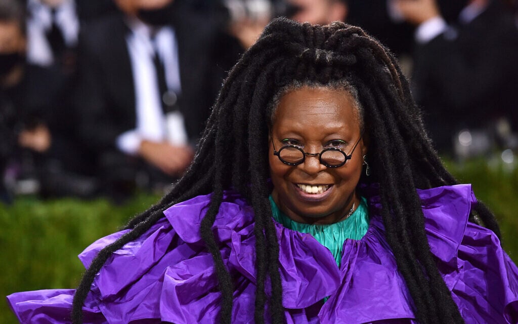 Whoopi Goldberg attends a benefit event in New York City, Sept. 13, 2021. (Sean Zanni/Patrick McMullan via Getty Images via JTA) Whoopi Goldberg attends a benefit event in New York City, Sept. 13, 2021. (Sean Zanni/Patrick McMullan via Getty Images via JTA)