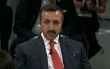 Sheikh Abdullah bin Ahmed Al Khalifa, a Bahraini undersecretary for the ministry of foreign affairs, speaks at the Munich Security Conference, on February 20. 2022. (Screenshot)