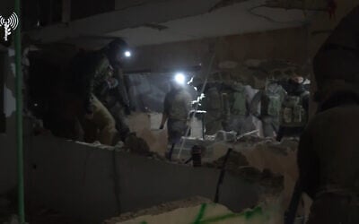 IDF soldiers demolish the home of an alleged terrorist in the West Bank Palestinian town of Silat al-Harithiya, February 14, 2022. (Israel Defense Forces) IDF soldiers demolish the home of an alleged terrorist in the West Bank Palestinian town of Silat al-Harithiya, February 14, 2022. (Israel Defense Forces)