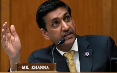 Rep. Ro Khanna, chairman of the Subcommittee on the Environment, questions the witnesses during a House Committee on Oversight and Reform hearing on the role of fossil fuel companies in climate change, Thursday, Oct. 28, 2021, on Capitol Hill in Washington. (AP/Jacquelyn Martin) Rep. Ro Khanna, chairman of the Subcommittee on the Environment, questions the witnesses during a House Committee on Oversight and Reform hearing on the role of fossil fuel companies in climate change, Thursday, Oct. 28, 2021, on Capitol Hill in Washington. (AP/Jacquelyn Martin)
