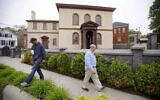 The Touro Synagogue, the nation's oldest, in Newport, Rhode Island, photographed on May 28, 2015. (AP Photo/Stephan Savoia, File)