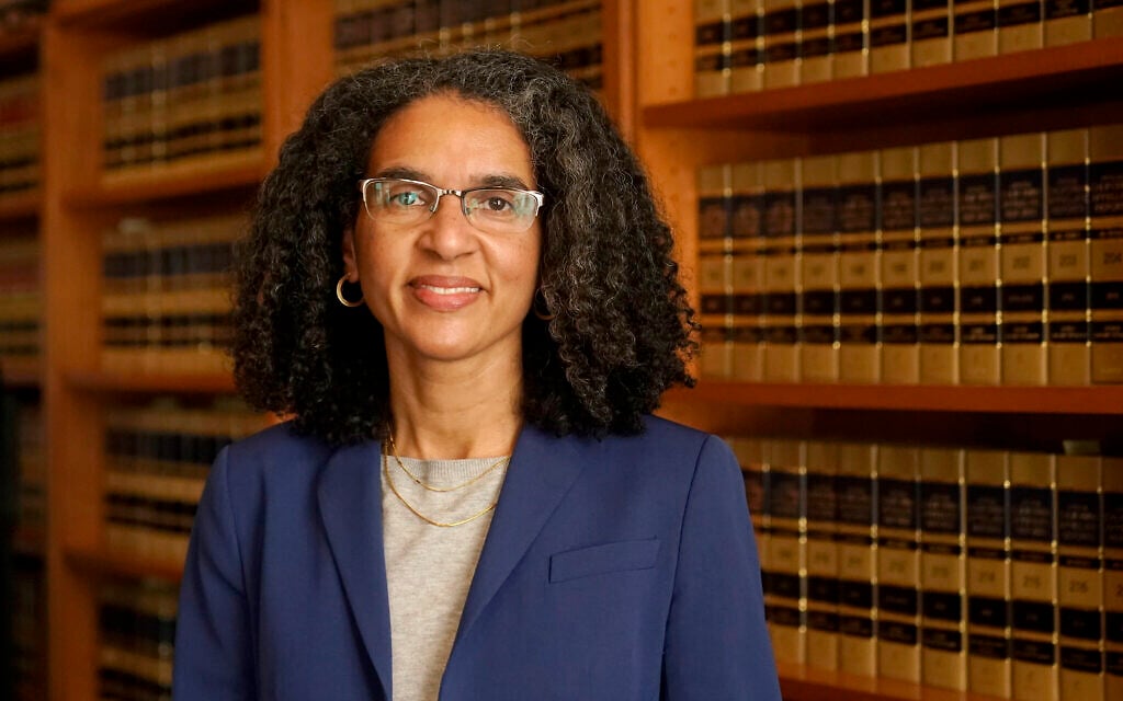 Leondra Kruger, an Associate Justice of the Supreme Court of California, poses for photos in San Francisco, on Thursday, February 3, 2022. (AP Photo/Jeff Chiu) Leondra Kruger, an Associate Justice of the Supreme Court of California, poses for photos in San Francisco, on Thursday, February 3, 2022. (AP Photo/Jeff Chiu)