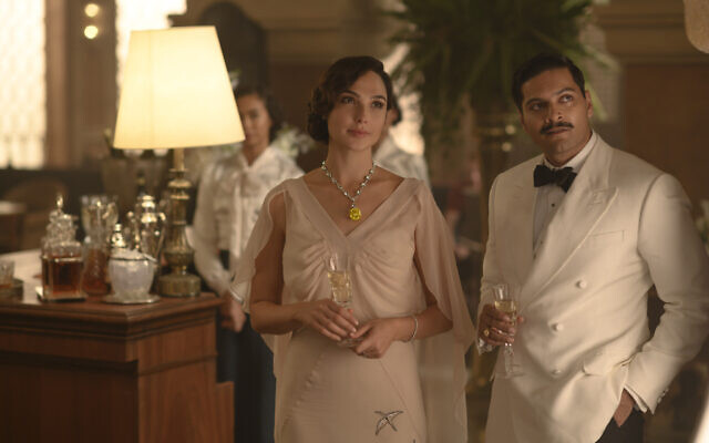 Gal Gadot, left, and Ali Fazal in a scene from 'Death on the Nile.' (Rob Youngson/ 20th Century Studios via AP) Gal Gadot, left, and Ali Fazal in a scene from 'Death on the Nile.' (Rob Youngson/ 20th Century Studios via AP)