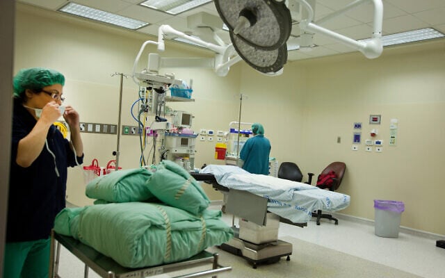View of an emergency room at the English Mission Hospital, in Nazareth. October 31, 2012. (Moshe Shai/FLASH90) View of an emergency room at the English Mission Hospital, in Nazareth. October 31, 2012. (Moshe Shai/FLASH90)