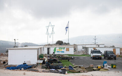 The West Bank outpost of Evyatar, on July 5, 2021. (Flash90)