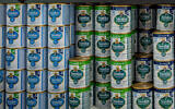 Similac on sale at the Rami Levy supermarket in Jerusalem, on February 3, 2022. (Yonatan Sindel/Flash90)