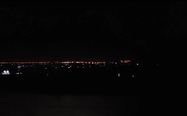 Screen capture from video allegedly showing an attack by US special forces on a house in Atmeh, in Syrias northwestern Idlib province, February 2, 2022. (Twitter)