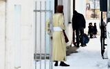 Members of Lev Tahor prepare to depart their compound in eastern Sarajevo, on February 3, 2022. (Courtesy/Davorin Sekulic/Klix.ba)