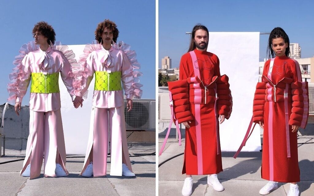 Virtual designs by Israeli fashion house Placebo. (Placebo)
