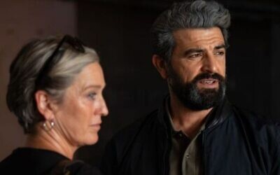 Anneke von der Lippe (left) and Amos Taman (right) as Alex and Arik in 'The Girl from Oslo,' currently on Netflix (Courtesy Netflix)