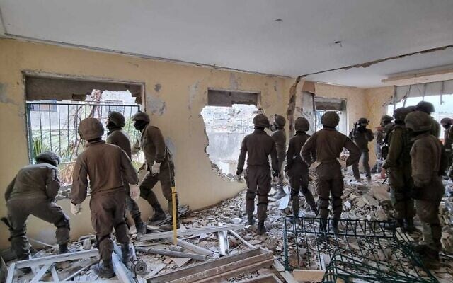 The demolished home of Fadi Abu Shkhaydam, February 1, 2022 (Israel Police)