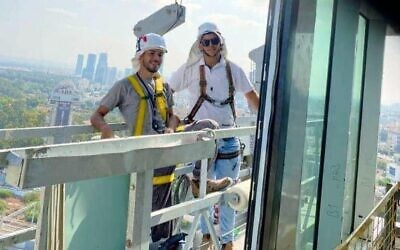 Ghazi Abu Sbeitan and Ahmad Ziyad al-Sayyad (Courtesy)