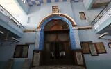 Interior of the Meir Tweig Synagogue in Baghdad, Iraq, on January 7, 2022. (Sabah ARAR / AFP)