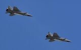 This file photo taken on May 9, 2018 shows Russia's MiG-31 supersonic interceptor jets carrying hypersonic 'Kinzhal' (Dagger) missiles flying over Red Square during the Victory Day military parade in Moscow. (AFP)