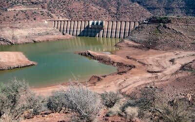 This file photo taken on October 23, 2020 shows a view of the Abdelmoumen dam, some 60 kilometres from Morocco's coastal city of Agadir. (FADEL SENNA / AFP)